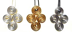 4 Spiral Harmoniser Pendants