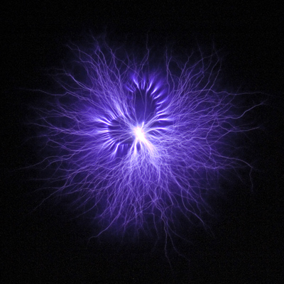 Kirlian photograph of water after passing through Vortex Water Revitalisers