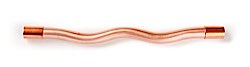 Curved River of Life  Copper Vortex Water Revitaliser with open unhtreaded end gioving vortex structure to water for use oin all countries